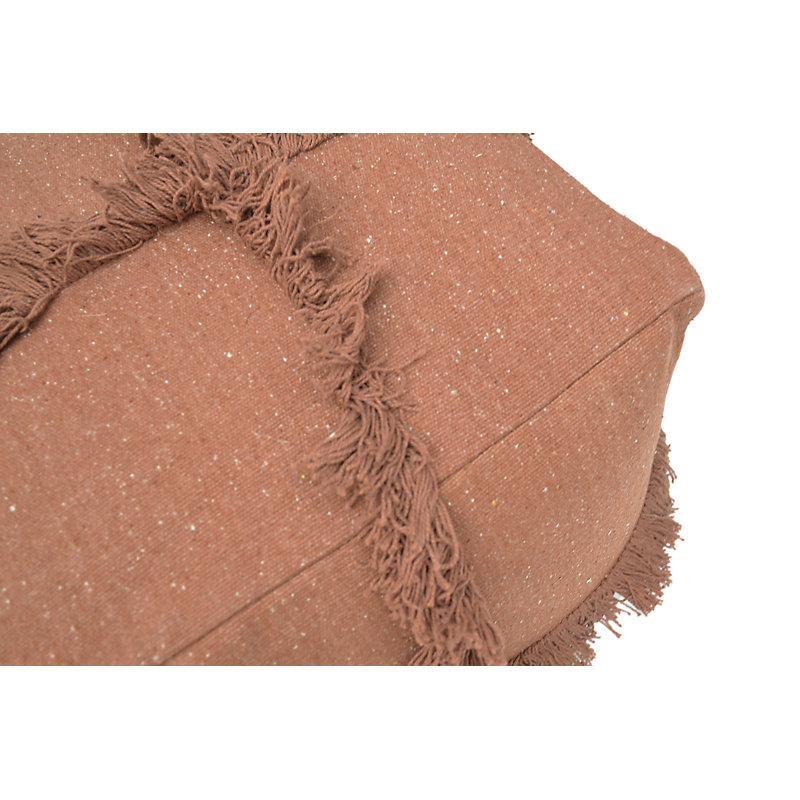 40cm Wide Square No Pattern Pouf Ottoman
