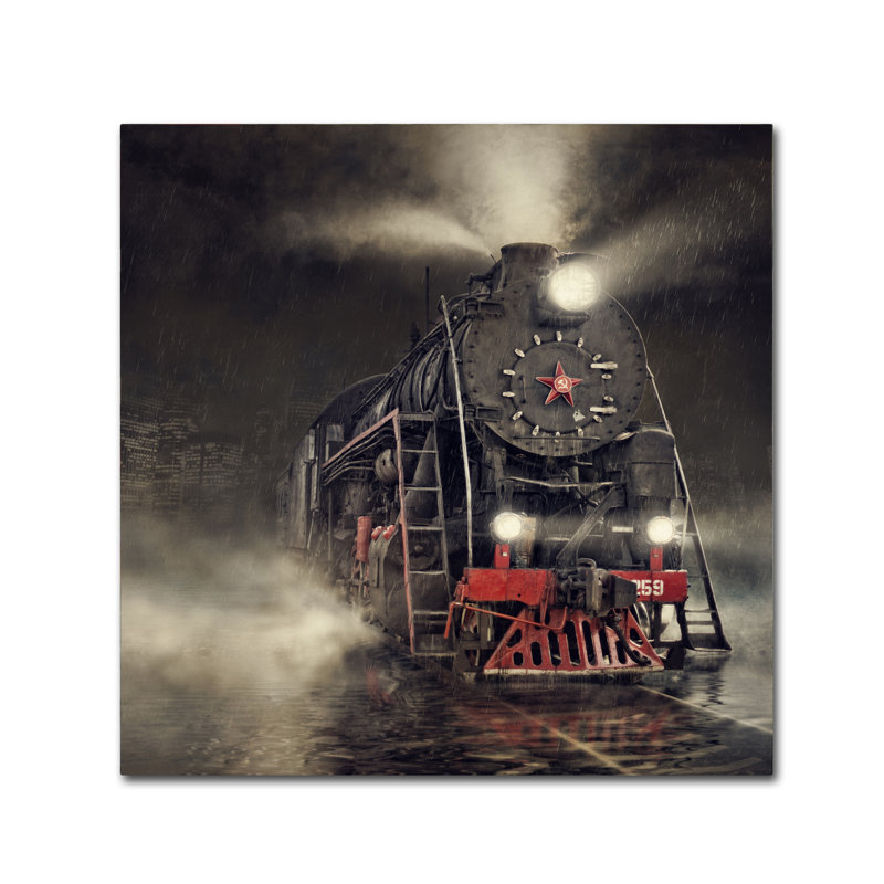 « au-delà de express », reproduction d’impression sur toile tendue, H 14 po x l 14 po