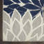 Tapis d'intérieur / extérieur bleu marine / ivoire / taupe Krista-1420159599