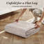 Tapis lavable floral beige doux avec envers antidérapant pour salon, chambre à coucher-727785145-727892803