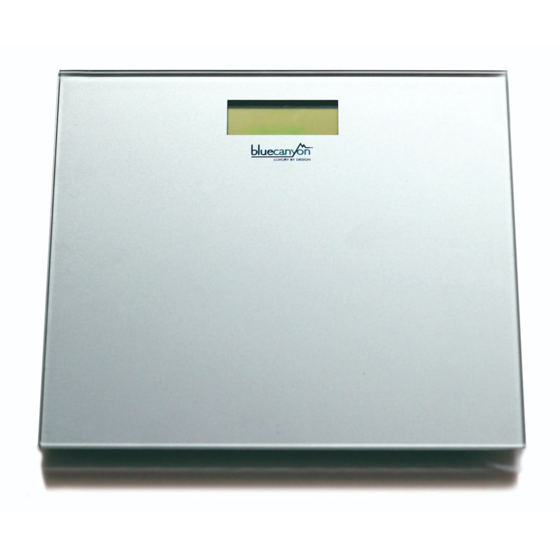 Blue Canyon Digital Bathroom Scale, Silver
