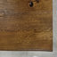 Woodbine Oak Solid Wood Top Metal Base Dining Table-1838236112-1838236118
