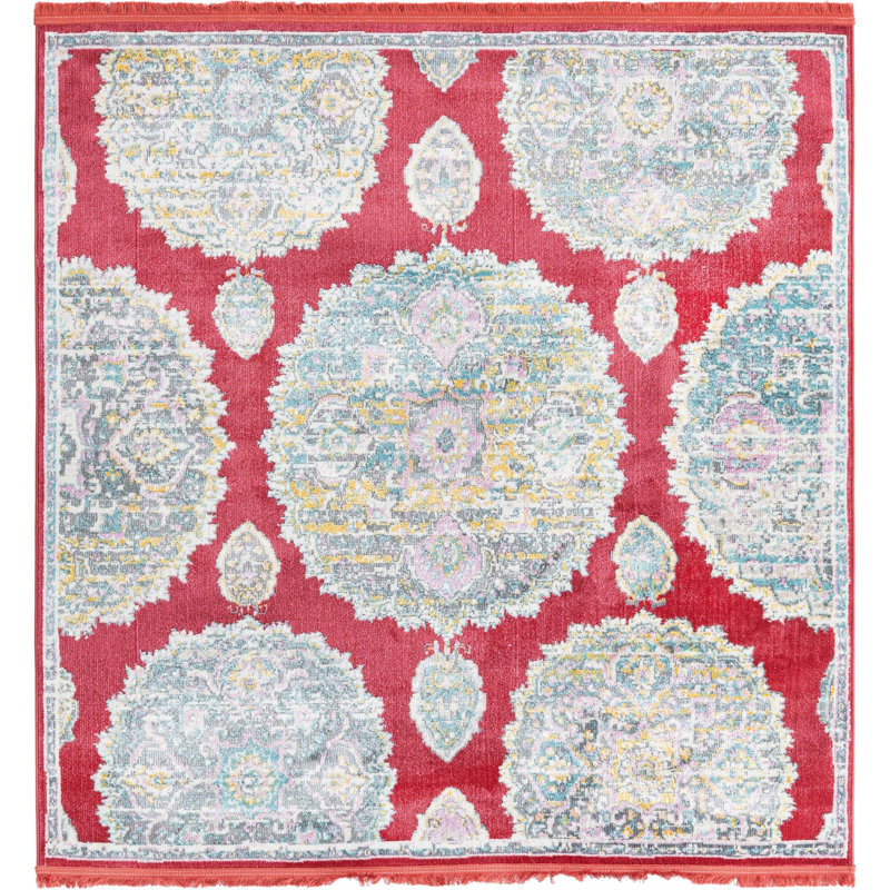 Oriental Indoor Rug, Square 5'5"