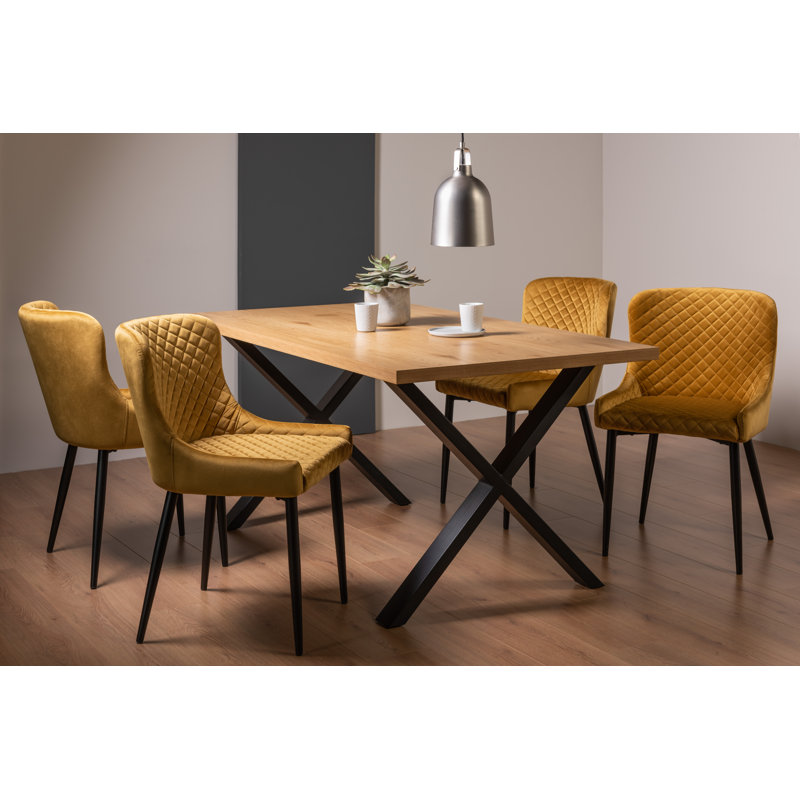 4 - Person Dining Set, Mustard
