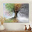 Arbre sur toile, impression de nature quatre saisons - Arbre avec quatre saisons-2106505441-2106505451-2034200490