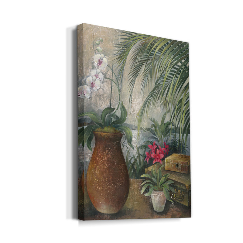 " Orchids In Paradise I ", 48" H x 32" W x 1" D