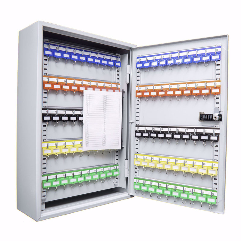 200 KEYS ADJUSTABLE WITH COMBINATION LOCK GREY