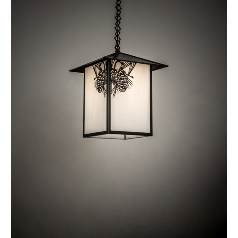 Luminaire suspendu lanterne artisanale 1 lumière Averylynn