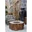 Round Concrete Smokeless Fire Pit Table-732505983