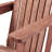 Oversize Wooden Outdoor Folding Adirondack Chair With Pre-Assembled Backrest & Seatboard, Wood Patio Chair For Garden Backyard Porch Pool Deck Firepit