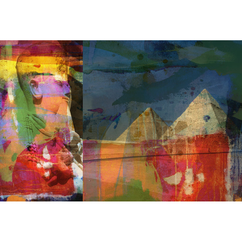 Pharaohs & Pyramids II by Sisa Jasper - Wrapped Canvas Art Prints, 51cm H x 76cm W