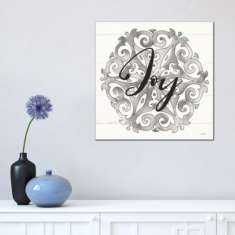 Modern Farmhouse XVII Joy - Wrapped Canvas Print, 45.72 cm H x 45.72 cm W