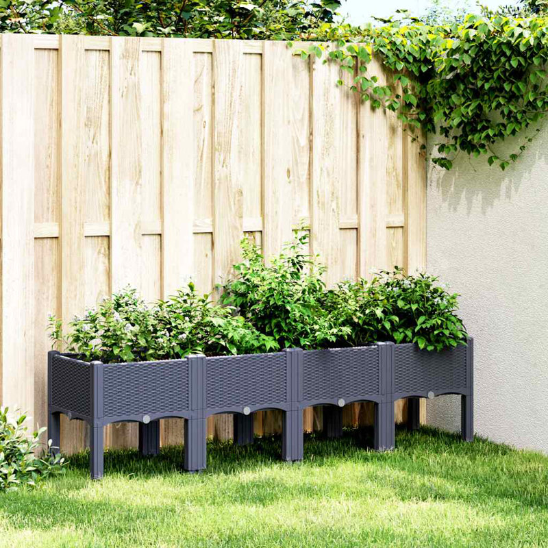 Alece Planter Box, Blue Grey