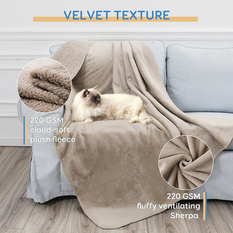 Outdoor Pet Blanket, Khaki, 50" x 60"