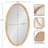 Oval Rattan Wall Mirror