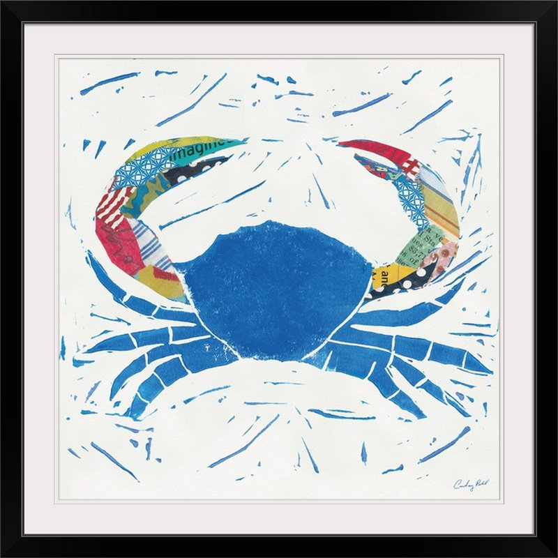 «Matheson Sea Creature - Crab 'Courtney Prahl, impression, H 35 po x l 35 po x P 1,5 po, Toile