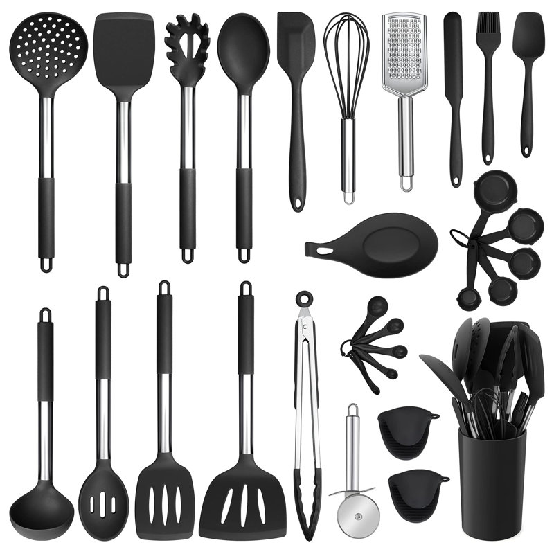 Ensemble d'ustensiles en silicone Wuyi