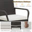 Zanuck Upholstered Counter Stool with Metal Frame-2007250822