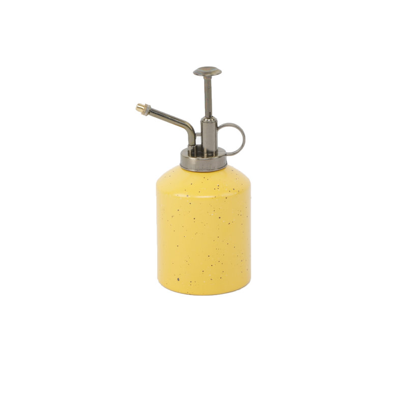 Vase de table en céramique Keayvin, H 7 po x l 3,5 po x P 3 po, Jaune