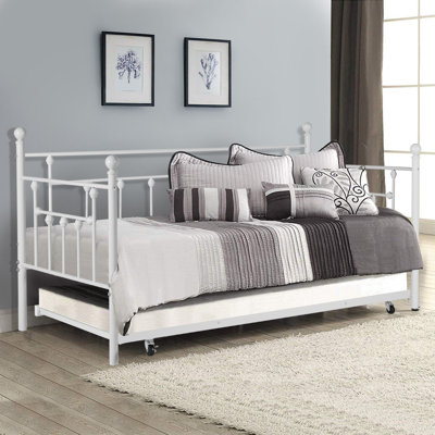 Korecky Steel Daybed with Trundle Bed