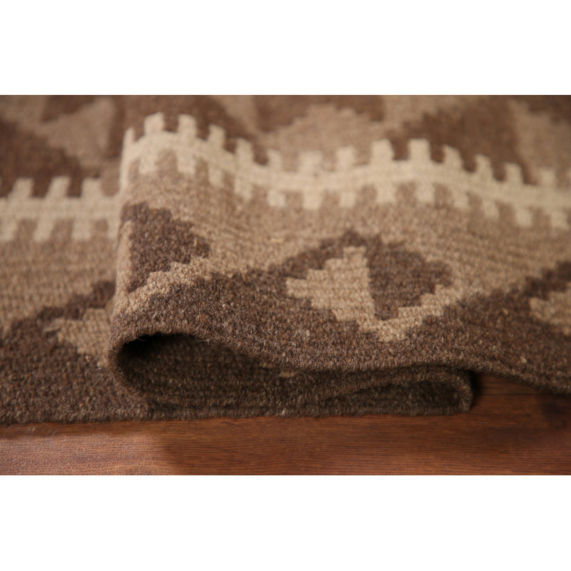 Reversible Wool Kilim Oriental Area Rug 3x5