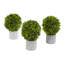 9'' Faux Boxwood Topiary in Ceramic Planter
