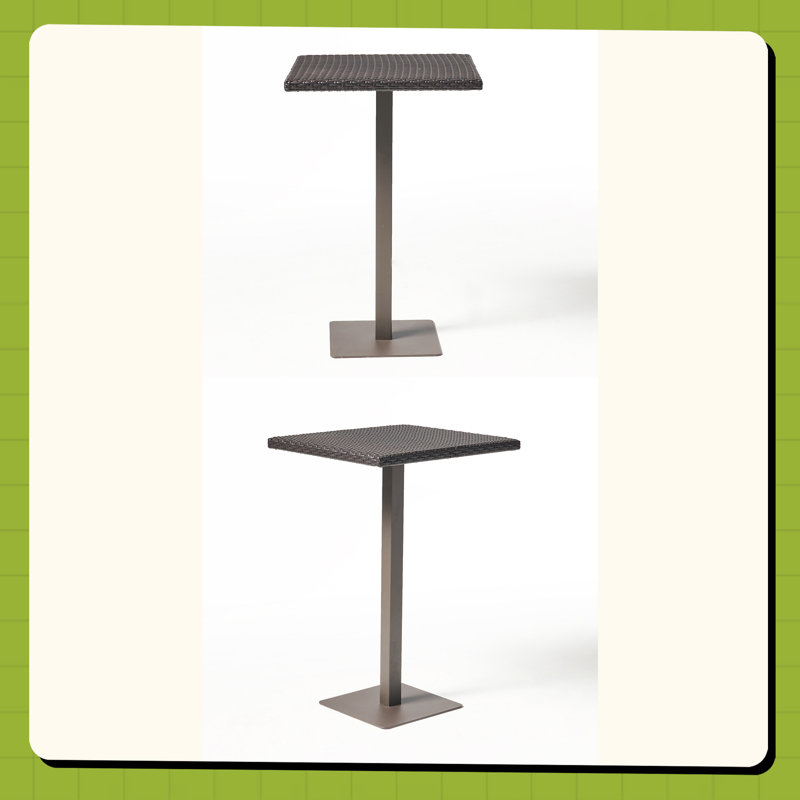 Rattan 26" SQUARE BAR TABLE