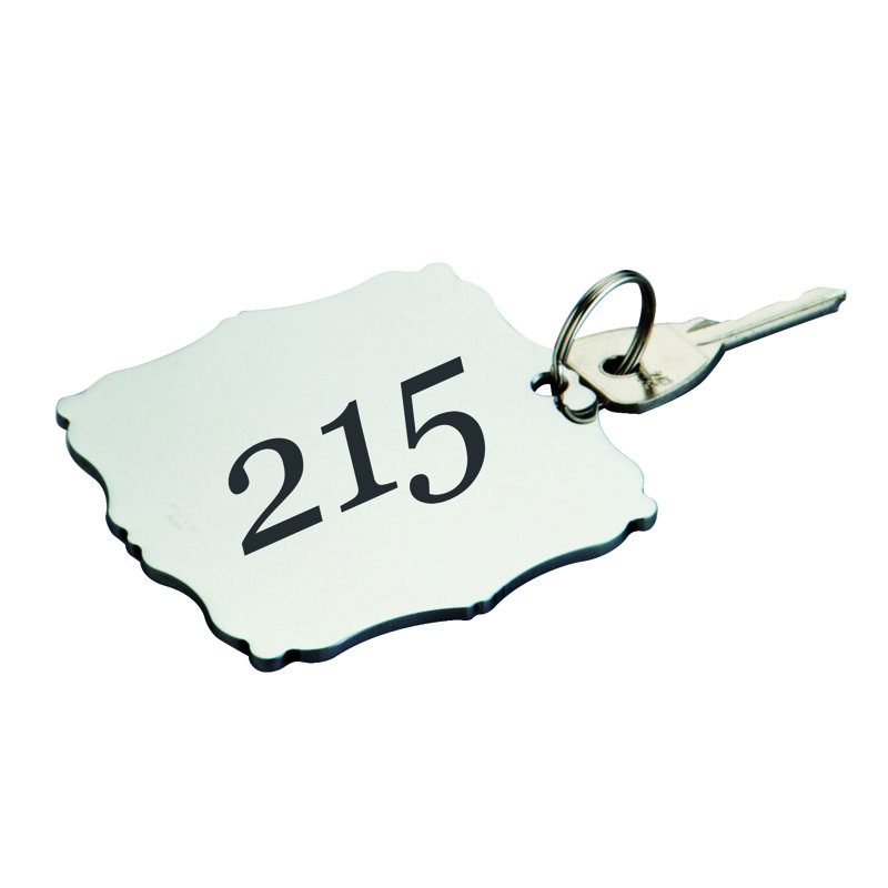 Porte-clés l 3,2 po MEPRA, Argent argent