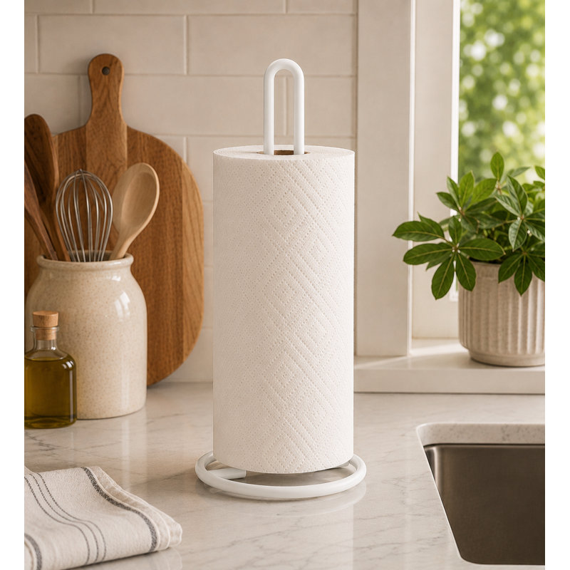 Frame Paper Towel Holder - White, White