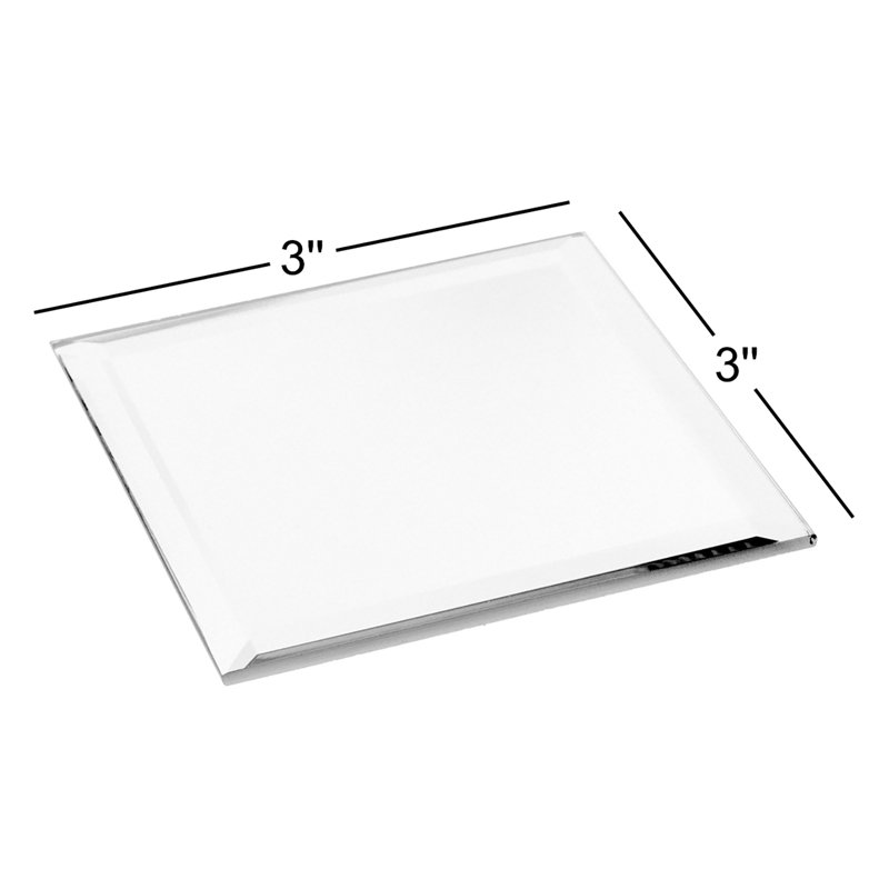 Ensemble de 12 miroirs 12 pièces Donnohoo, 2" H x 4" W, Rectangle