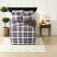 Ensemble de literie toutes saisons en microfibre, style classique