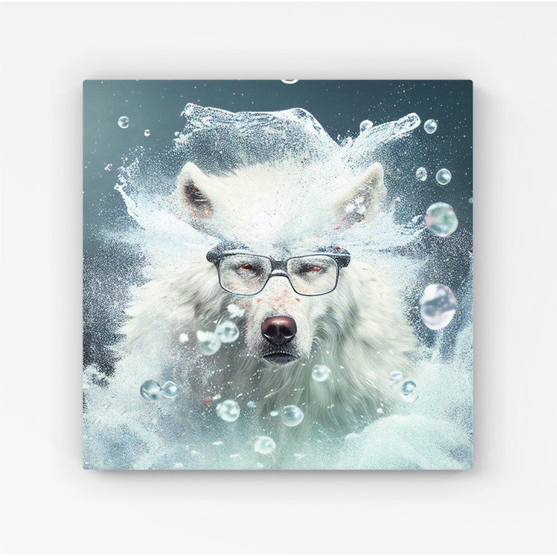 White Wolf - Wrapped Canvas Print
