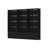 78.7'' H X 94.5'' W 6-Drawer 4-Tier Display Bookcase With Glass Doors And LED Light-1727296643