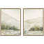 «AQ Winter Landscape No. 6», ensemble de 2 toiles encadrées par Annie Quigley-1620596644