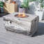 Table de foyer d'extérieur au gaz en béton Jose-1498502125