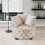 Chaise pivotante rembourrée et capitonnée-1780449057