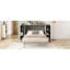 Lit escamotable double avec tablettes, tiroirs et ports USB, gris-467893186-467893187