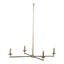 Brass 4 - Light Chandelier