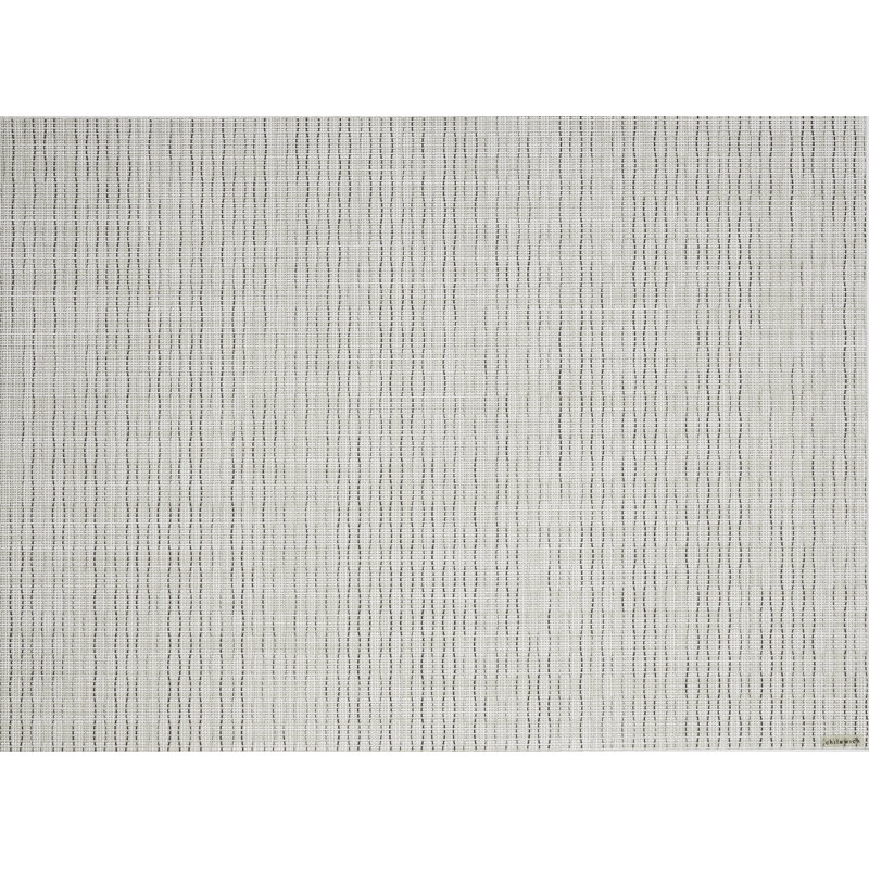 Honeycomb Vinyl Geometric Rectangle Placemat, Pumice