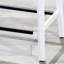 Tabouret de bar blanc de 30 po avec siège en cuir noir, fabrication en bois franc, ajoute du style à votre cuisine ou tabouret, et cuir, structure solide pour la longévité-427423109-427423105-427423104