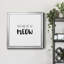 Had Me at Meow - Reproduction d'art textuel sur toile encadrée-779828025-779828031