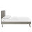Alana Wood Platform Bed with Splayed Legs-289764528-289764531
