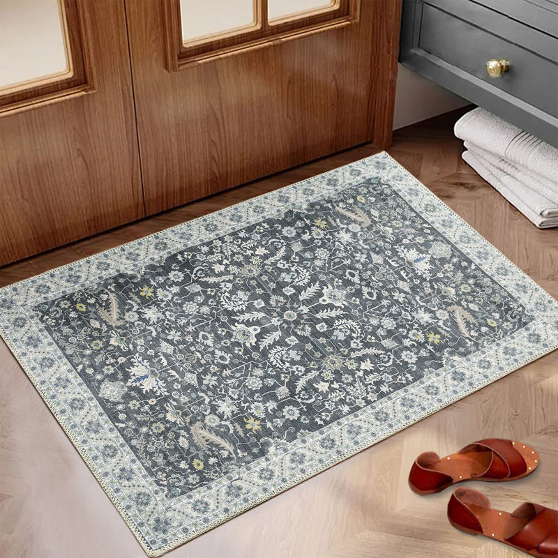 Clouis Washable Indoor Rug, Rectangle 2' x 3'