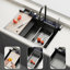 33.1'' W Drop-In Stainless Steel Kitchen Sink