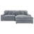 Reversible Track-Arm Sectional With Pillows