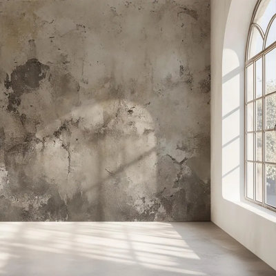 Neutral Concrete Wall Mural