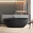 65'' x 29.5'' Freestanding Soaking Solid Surface Bathtub-77462642