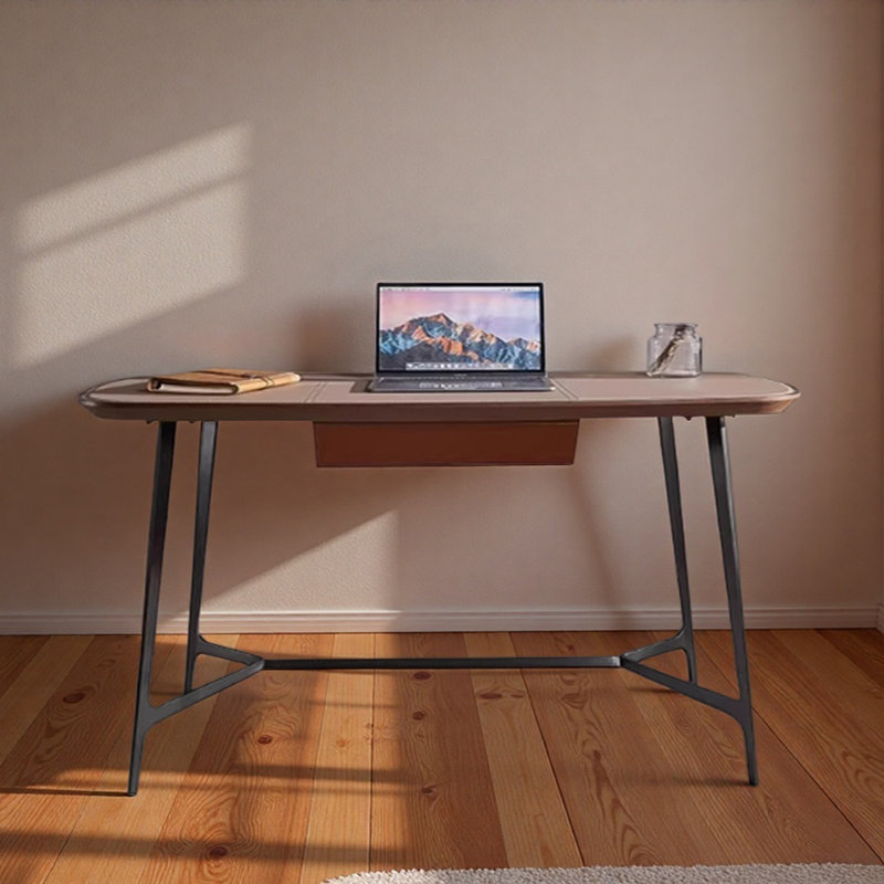 Bureau d'écriture / ordinateur exquis au design créatif, H 29,92 po x l 62,99 po x P 23,62 po