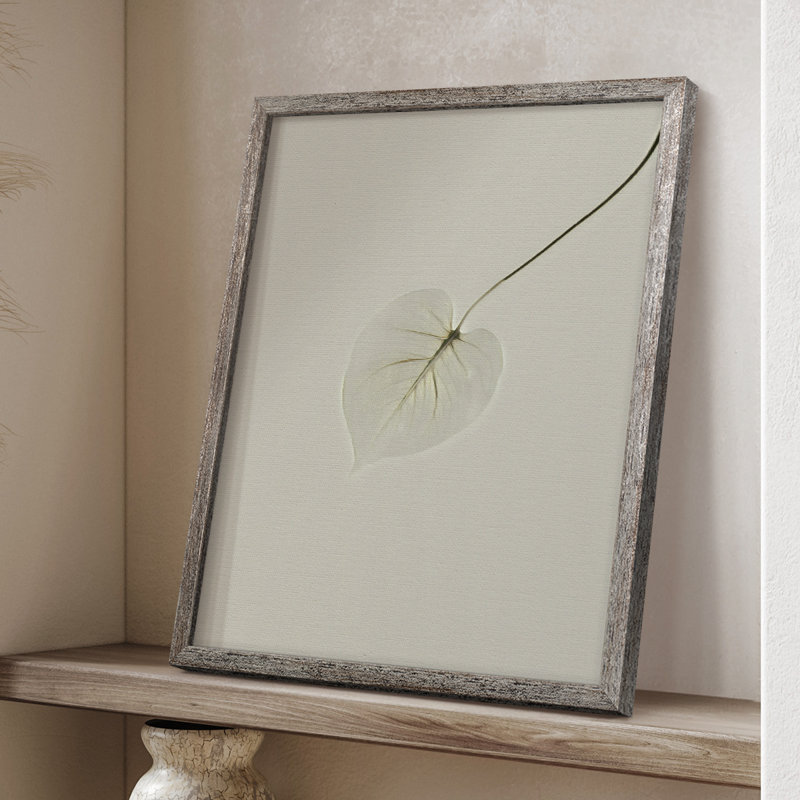 Vintage Floral Print CXCVII Framed Print - Solid Wood, 11" H x 9" W