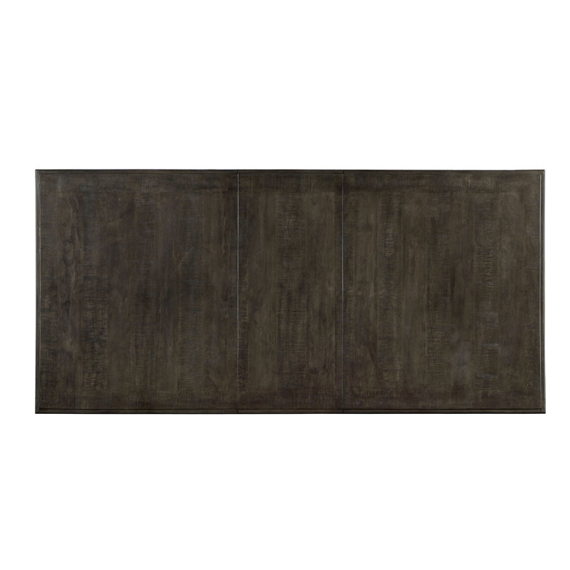 Joanie 86 " Extendable Rectangular with Solid Wood Base Dining Table